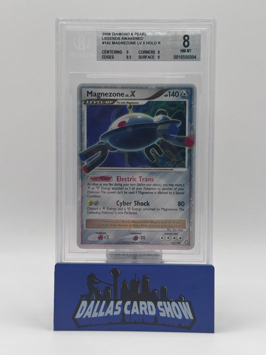 2009 Pokemon - Magnezone LV. X - 142/146 Legends Awakened BGS 8