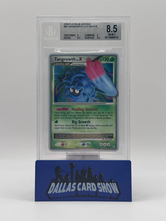 2009 Pokemon - Tangrowth LV. X - 99/99 Platinum Arceus BGS 8.5