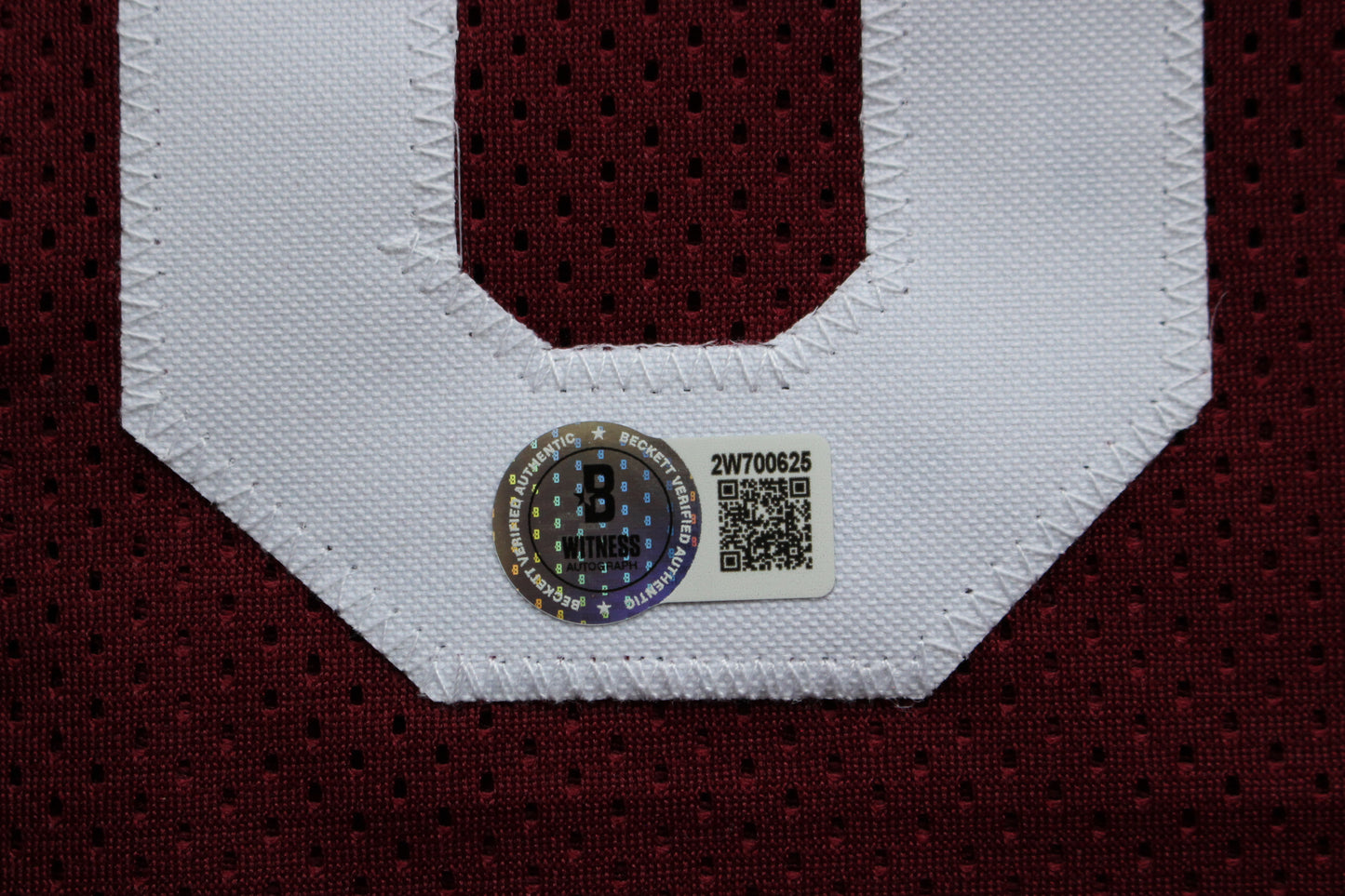 STEVE OWENS BILLY SIMS JASON WHITE SIGNED OU SOONERS HEISMAN JERSEY BAS