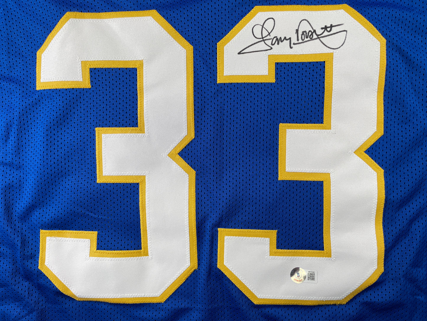 TONY DORSETT PITT PANTHERS SIGNED JERSEY Dallas Cowboys BAS COA