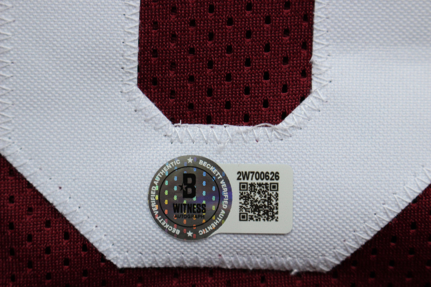 STEVE OWENS BILLY SIMS JASON WHITE SIGNED OU SOONERS HEISMAN JERSEY BAS