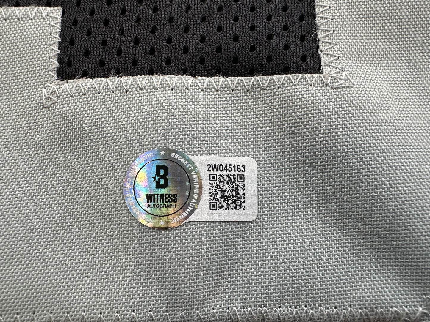 MICHAEL CRABTREE SIGNED BLACK FOOTBALL JERSEY Oakland Raiders BAS