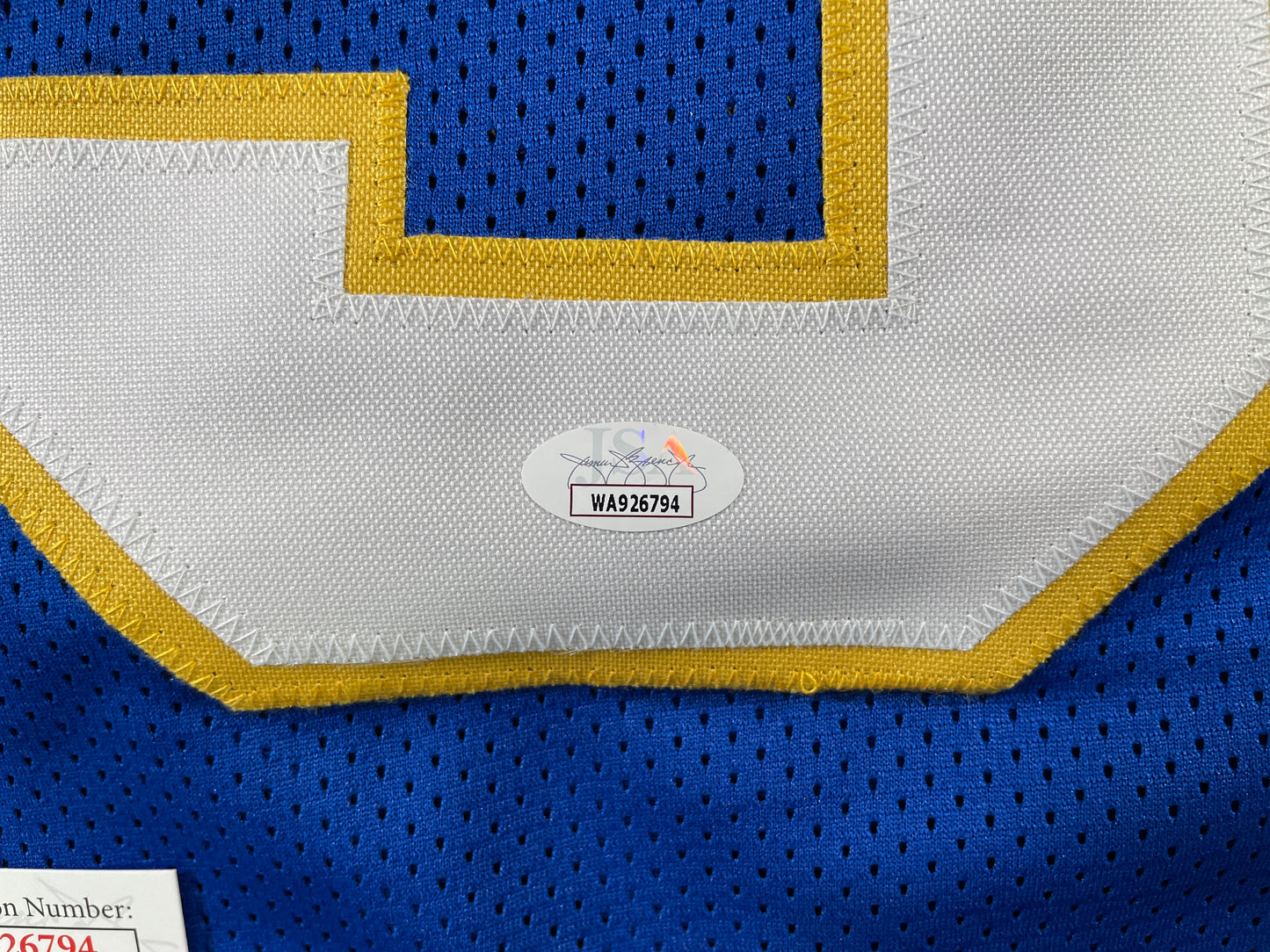 TONY DORSETT PITT PANTHERS SIGNED JERSEY Dallas Cowboys XL JSA COA