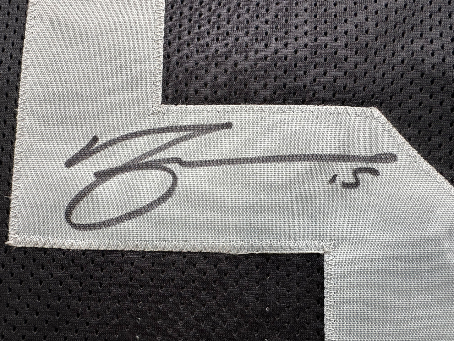 MICHAEL CRABTREE SIGNED BLACK FOOTBALL JERSEY Oakland Raiders BAS