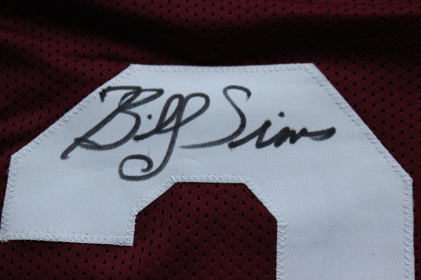 BILLY SIMS OU OKLAHOMA SOONERS SIGNED FOOTBALL JERSEY w/78 HEISMAN Lions BAS COA