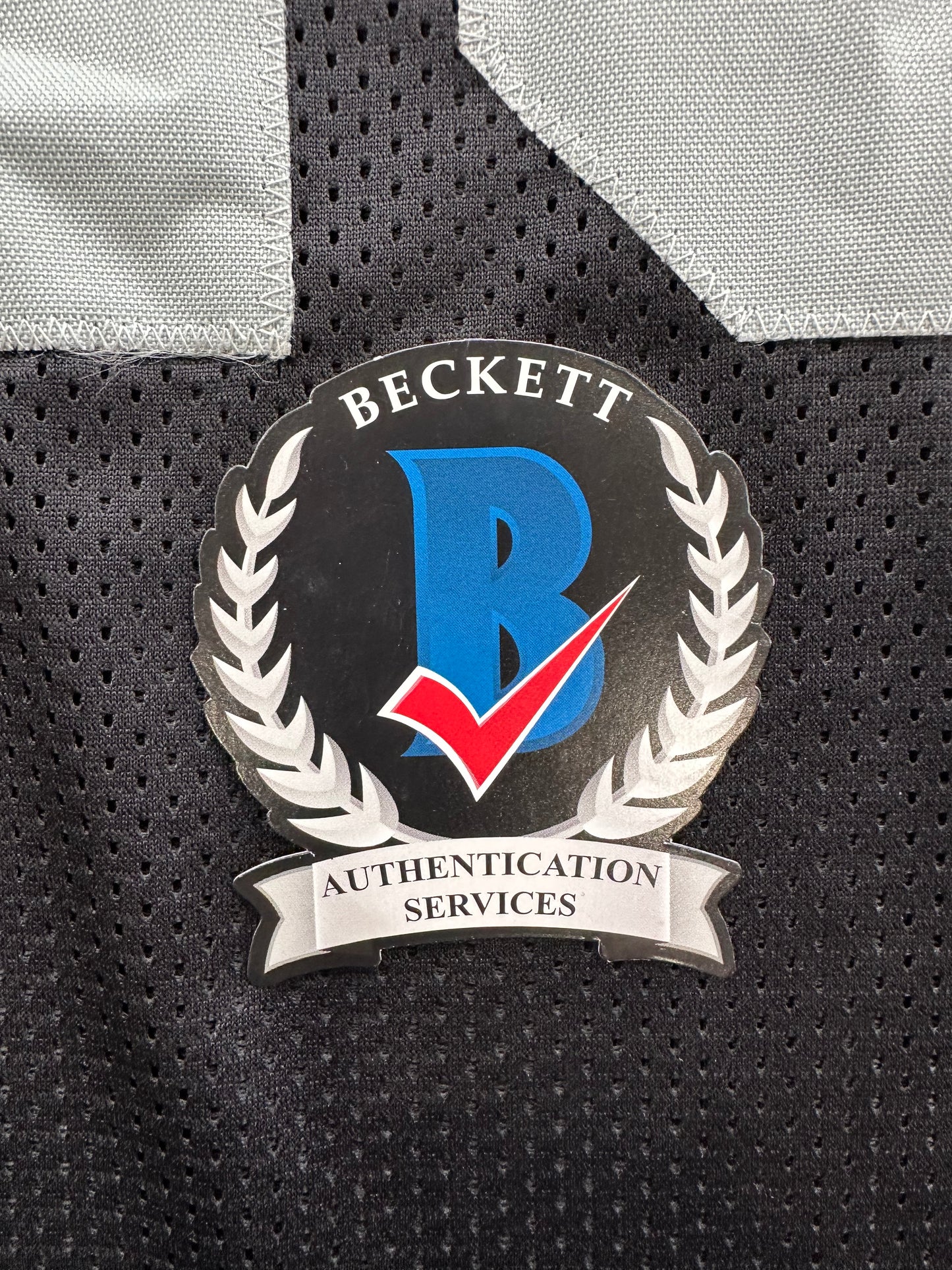 MICHAEL CRABTREE SIGNED BLACK FOOTBALL JERSEY Oakland Raiders BAS