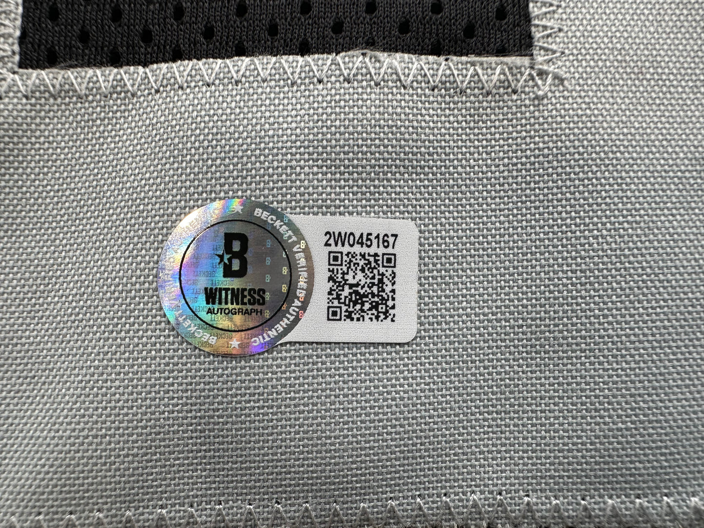 MICHAEL CRABTREE SIGNED BLACK FOOTBALL JERSEY Oakland Raiders BAS