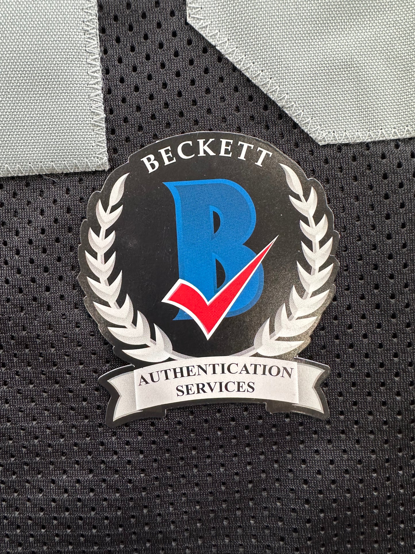 MICHAEL CRABTREE SIGNED BLACK FOOTBALL JERSEY Oakland Raiders BAS