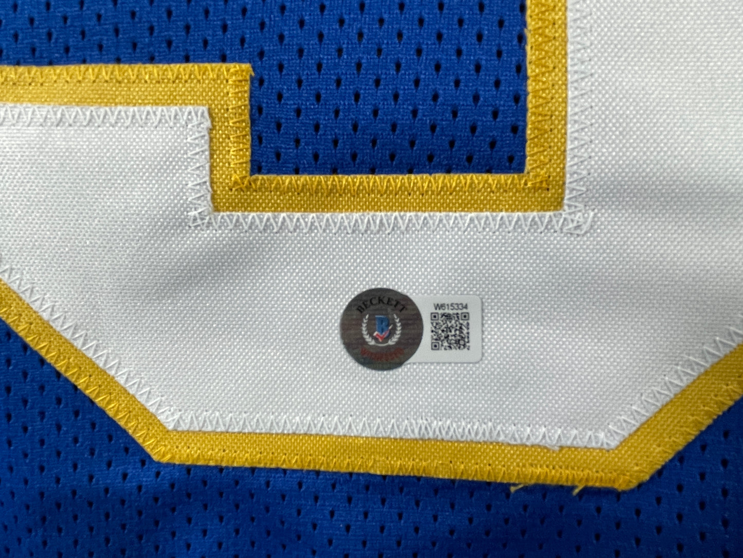 TONY DORSETT PITT PANTHERS SIGNED STAT JERSEY Dallas Cowboys BAS COA