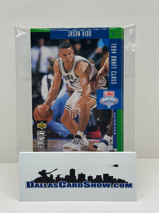 1994 Collectors Choice #406 Jason Kidd Rookie (Lot of 10)
