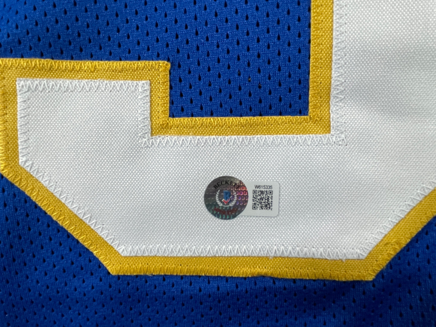 TONY DORSETT PITT PANTHERS SIGNED STAT JERSEY Dallas Cowboys BAS COA