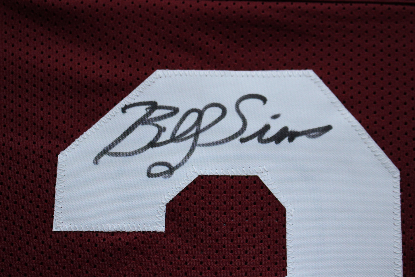 BILLY SIMS OU OKLAHOMA SOONERS SIGNED FOOTBALL JERSEY w/78 HEISMAN Lions BAS COA