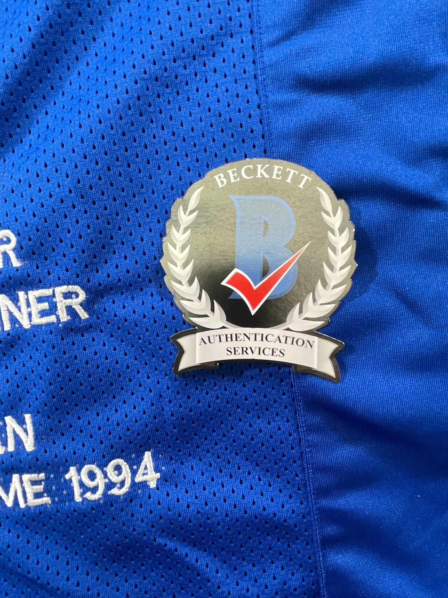 TONY DORSETT PITT PANTHERS SIGNED STAT JERSEY Dallas Cowboys BAS COA