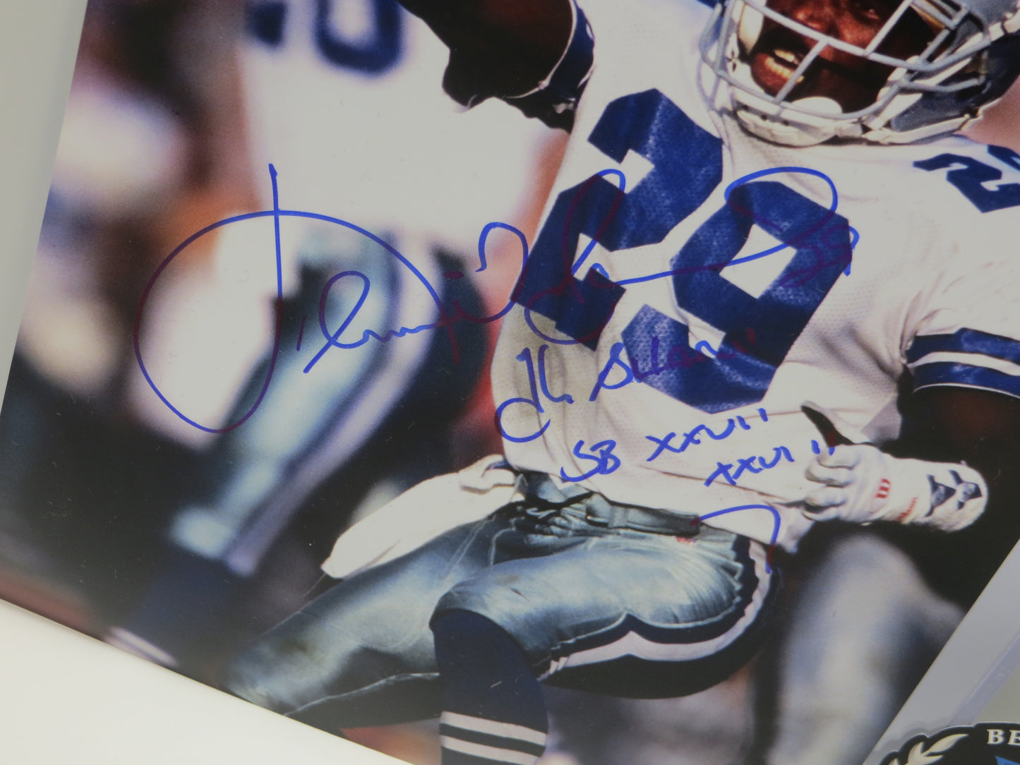 KENNY KENNETH GANT DALLAS COWBOYS SIGNED 8x10 PHOTO w/INSCs BAS COA