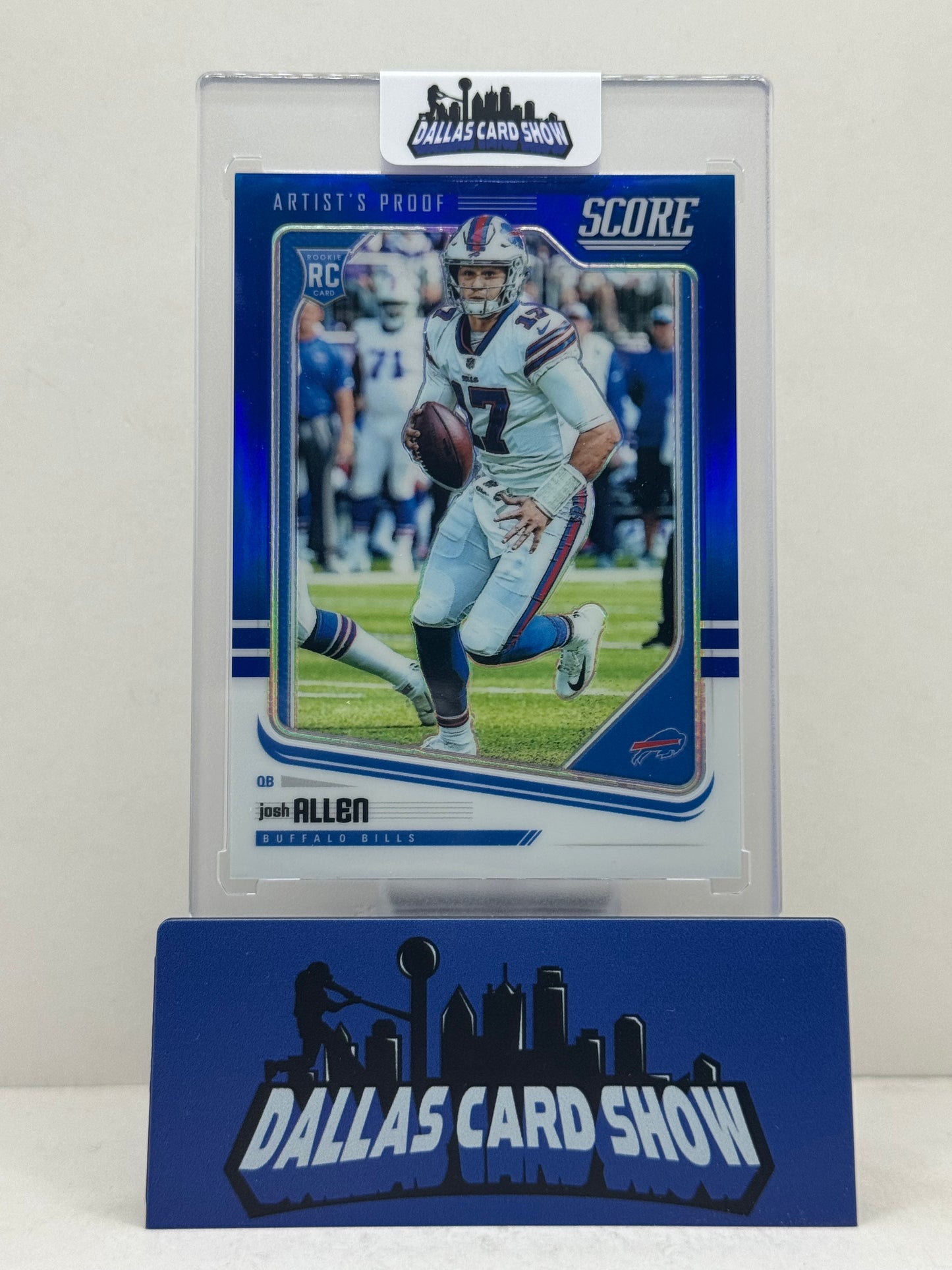 2018 Panini Honors Score #443 Josh Allen Blue Artist's Proof Rookie RC /35