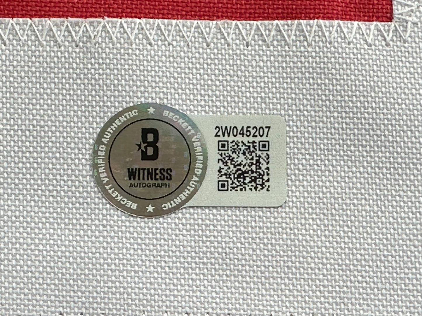 MICHAEL CRABTREE SIGNED RED AND BLACK JERSEY Texas Tech Raiders Medium BAS