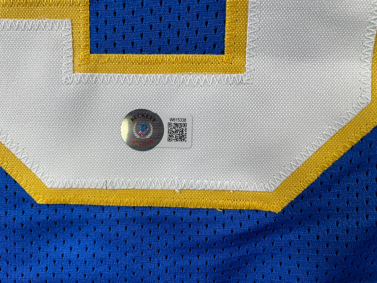 TONY DORSETT PITT PANTHERS SIGNED STAT JERSEY Dallas Cowboys BAS COA