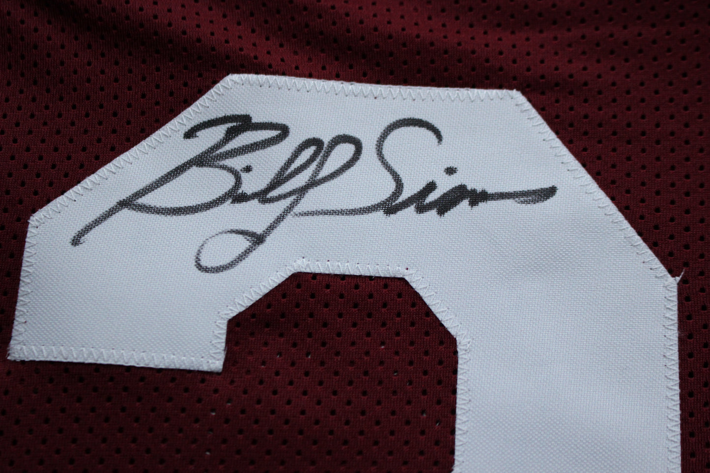 BILLY SIMS OU OKLAHOMA SOONERS SIGNED FOOTBALL JERSEY w/78 HEISMAN Lions BAS COA
