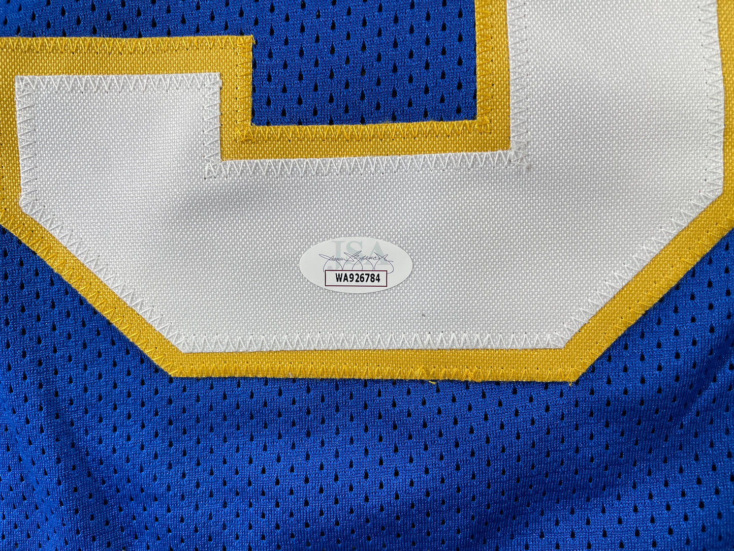 TONY DORSETT PITT PANTHERS SIGNED STAT JERSEY Dallas Cowboys XL JSA COA