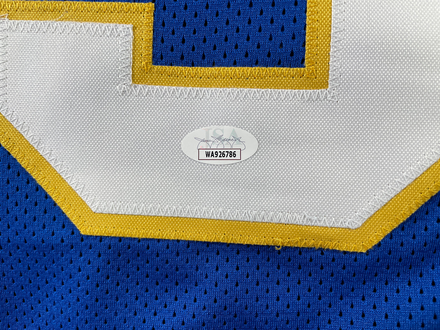 TONY DORSETT PITT PANTHERS SIGNED STAT JERSEY Dallas Cowboys XL JSA COA