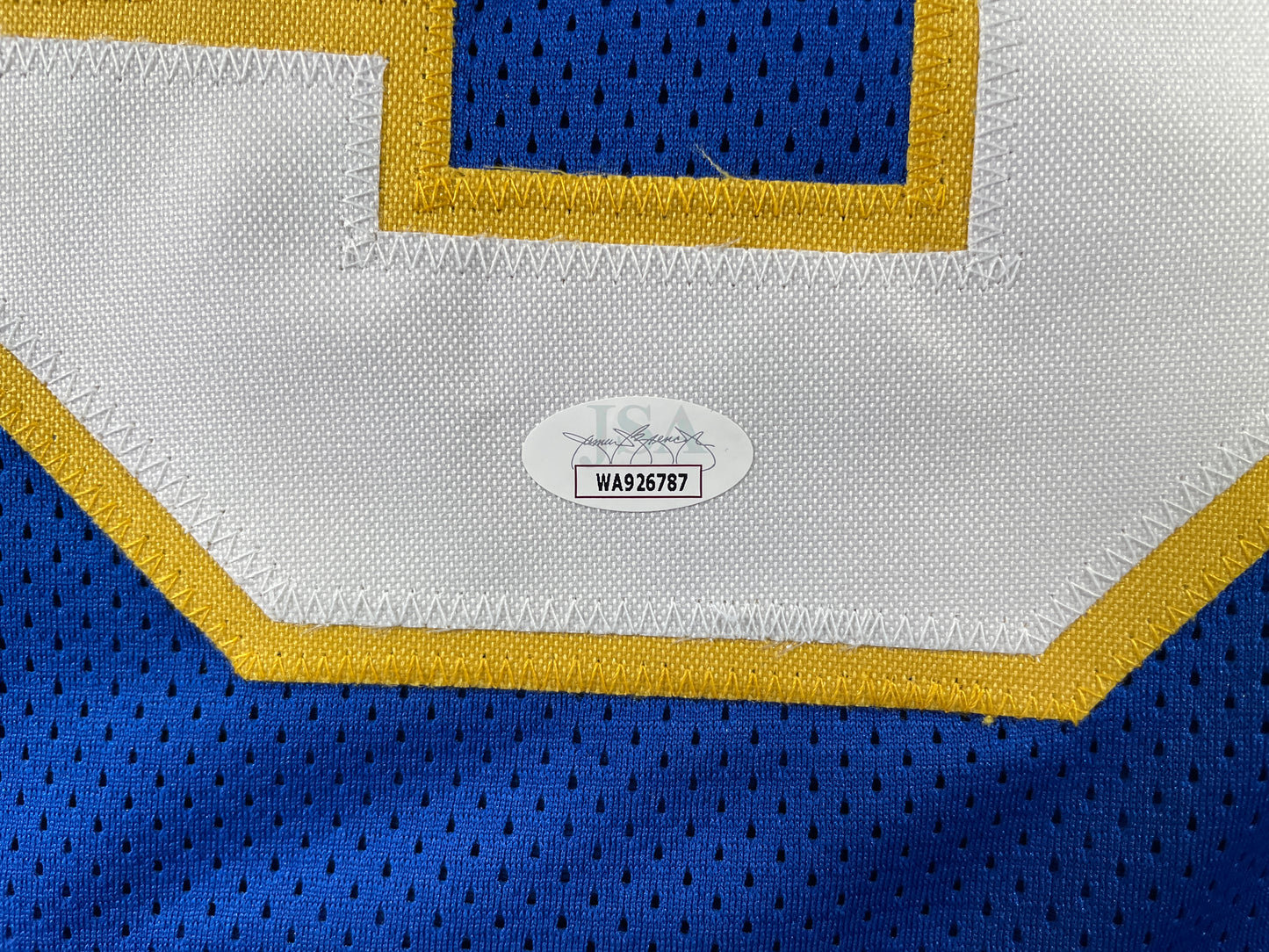 TONY DORSETT PITT PANTHERS SIGNED STAT JERSEY Dallas Cowboys XL JSA COA