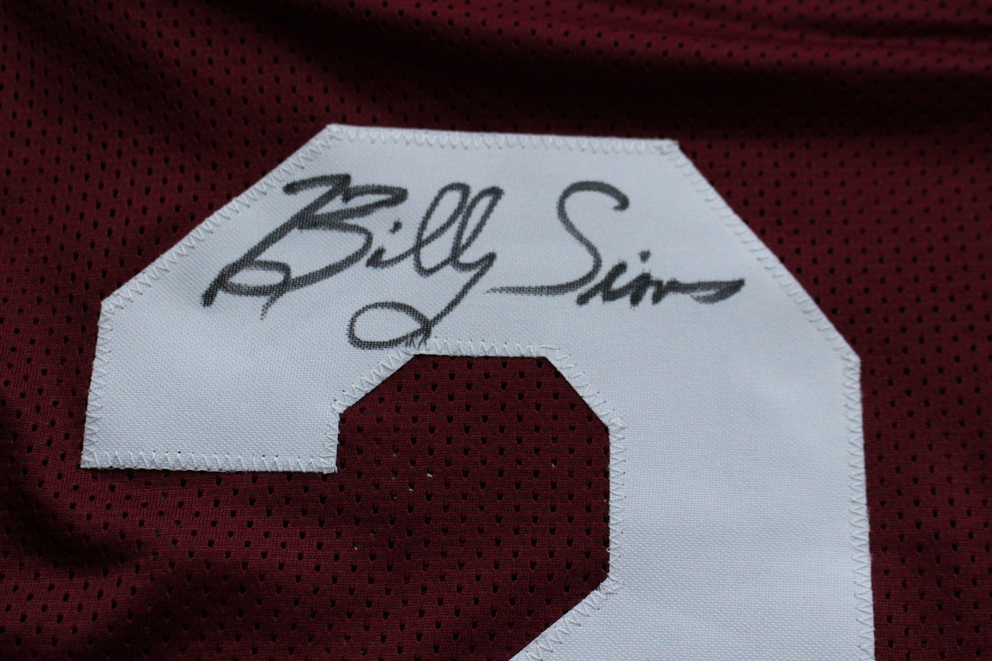 BILLY SIMS OKLAHOMA OU SOONERS SIGNED JERSEY w/78 HEISMAN Detroit Lions BAS