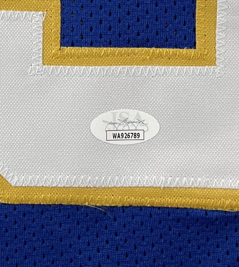 TONY DORSETT PITT PANTHERS SIGNED STAT JERSEY Dallas Cowboys XL JSA COA