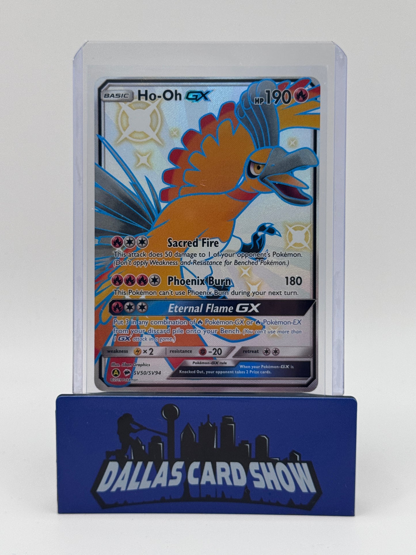 2019 Pokemon - Ho-oh GX (Shiny) - SV50/SV94 Shining Fates