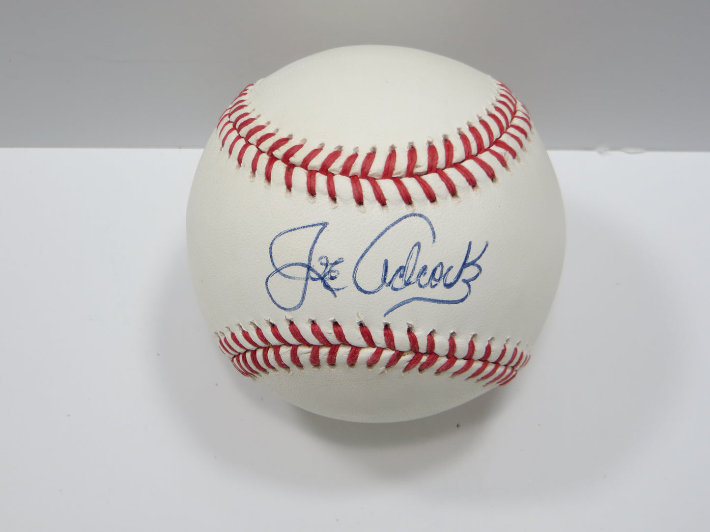 JOE ADCOCK SIGNED Rawlings OAL BASEBALL MILWAUKEE BRAVES JSA COA