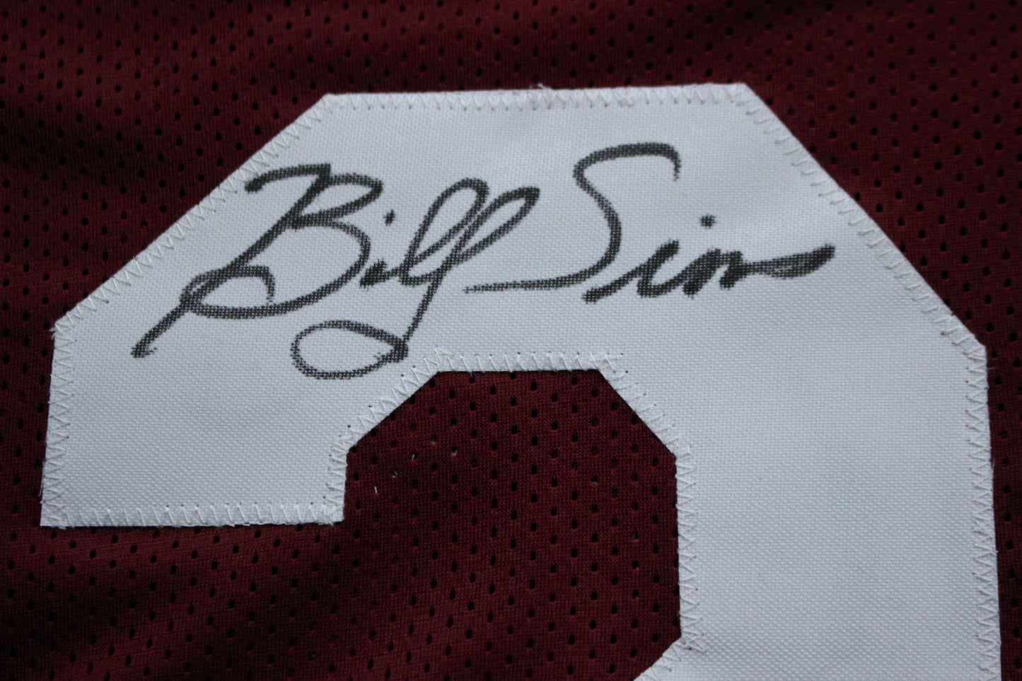 BILLY SIMS OKLAHOMA OU SOONERS SIGNED JERSEY w/78 HEISMAN Detroit Lions BAS