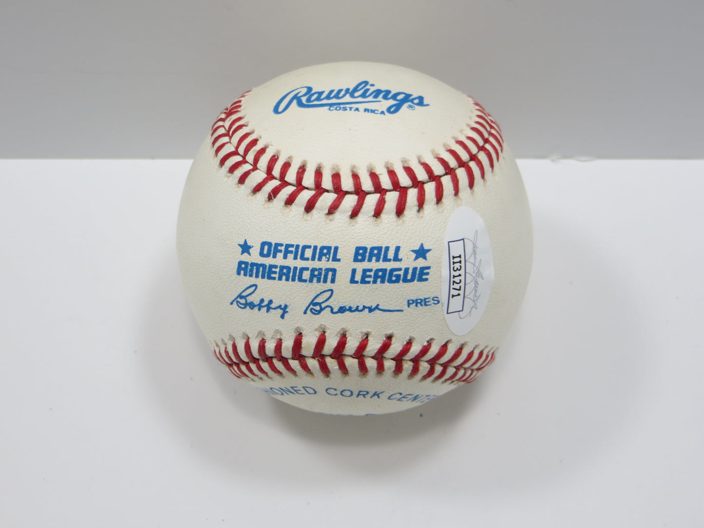 DON LARSEN SIGNED Rawlings OAL BASEBALL NEW YORK YANKEES JSA COA