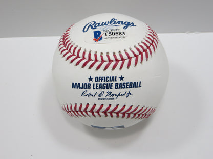 RAFAEL DEVERS SIGNED Rawlings OML BASEBALL Boston Red Sox BAS COA