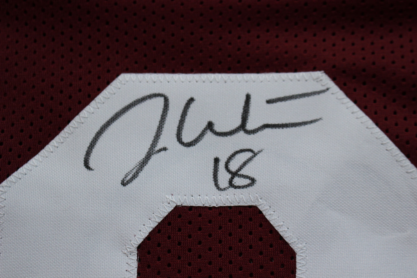 JASON WHITE OKLAHOMA OU SOONERS SIGNED JERSEY w/03 Heisman BAS COA