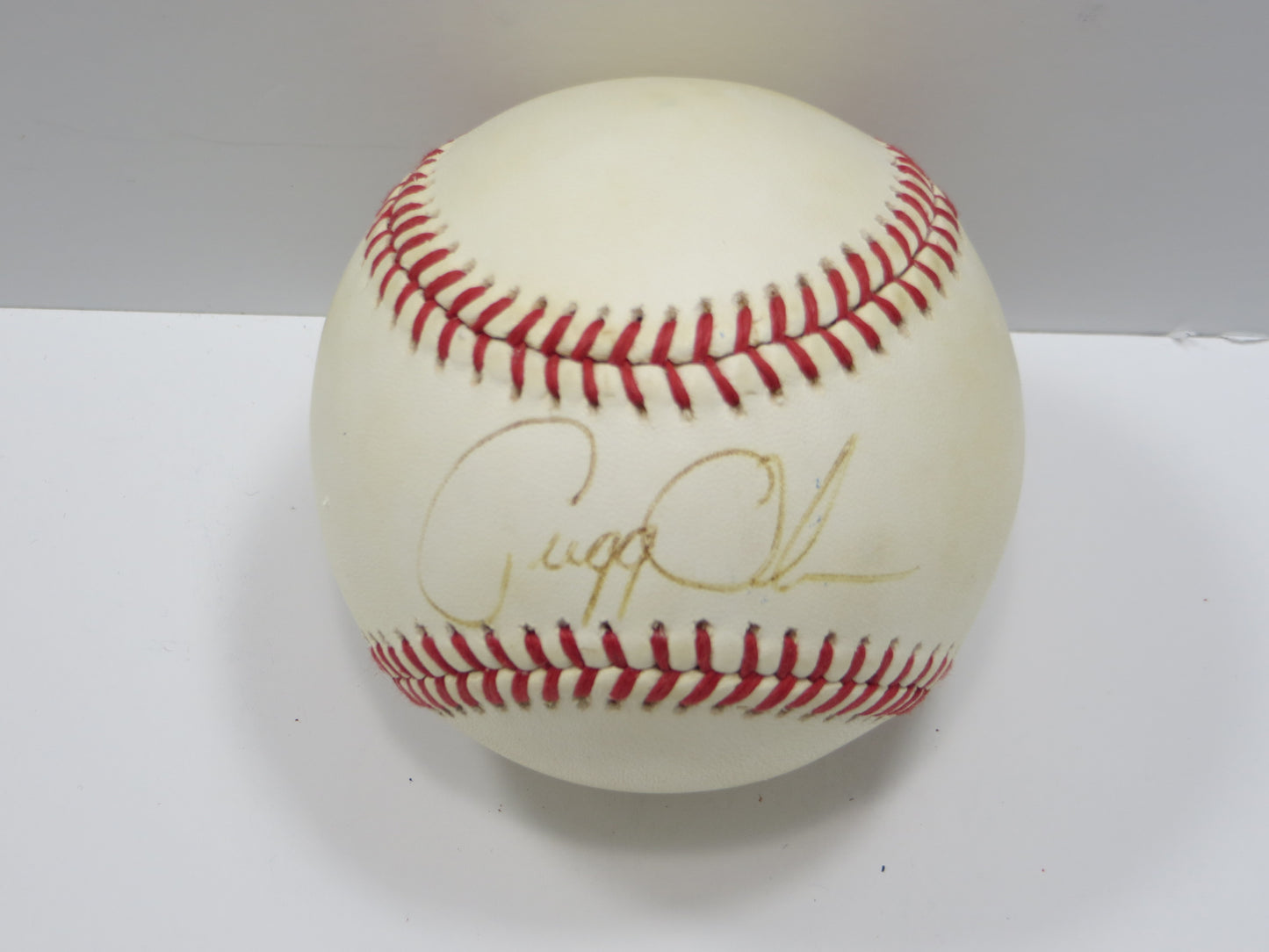 GREGG OLSON SIGNED Rawlings OAL Baseball Baltimore Orioles JSA