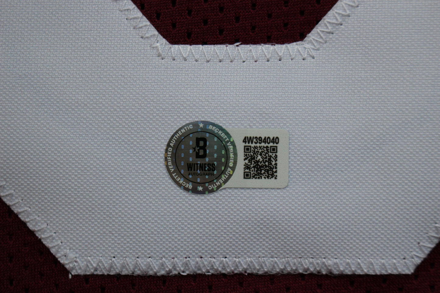 JASON WHITE OKLAHOMA OU SOONERS SIGNED JERSEY w/03 Heisman BAS COA