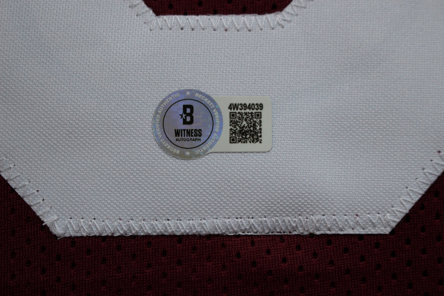 JASON WHITE OKLAHOMA OU SOONERS SIGNED JERSEY w/03 Heisman BAS COA