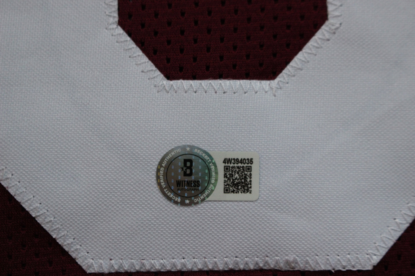 JASON WHITE OKLAHOMA OU SOONERS SIGNED JERSEY w/03 Heisman BAS COA