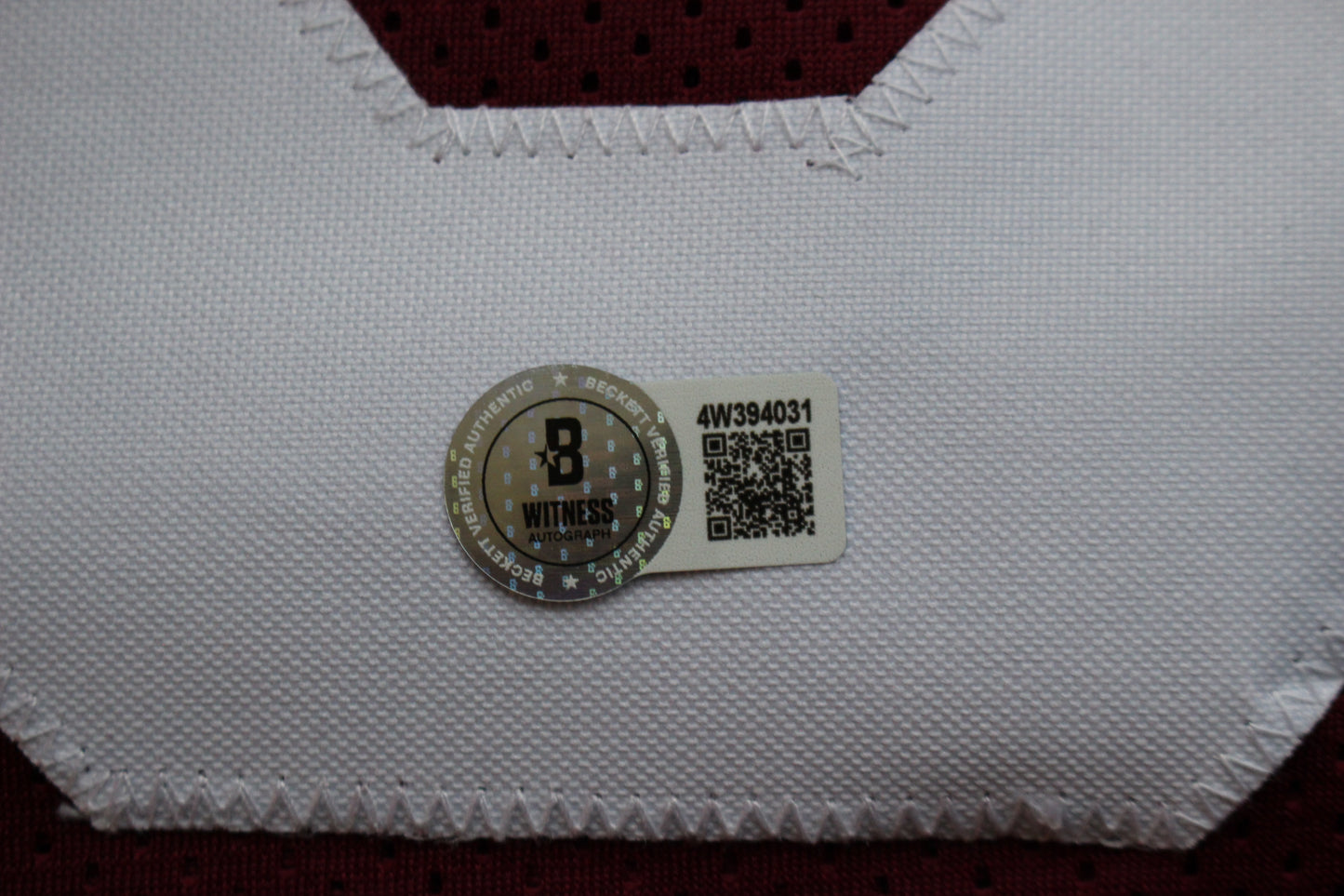 JASON WHITE OKLAHOMA SOONERS SIGNED JERSEY w/03 Heisman BAS COA