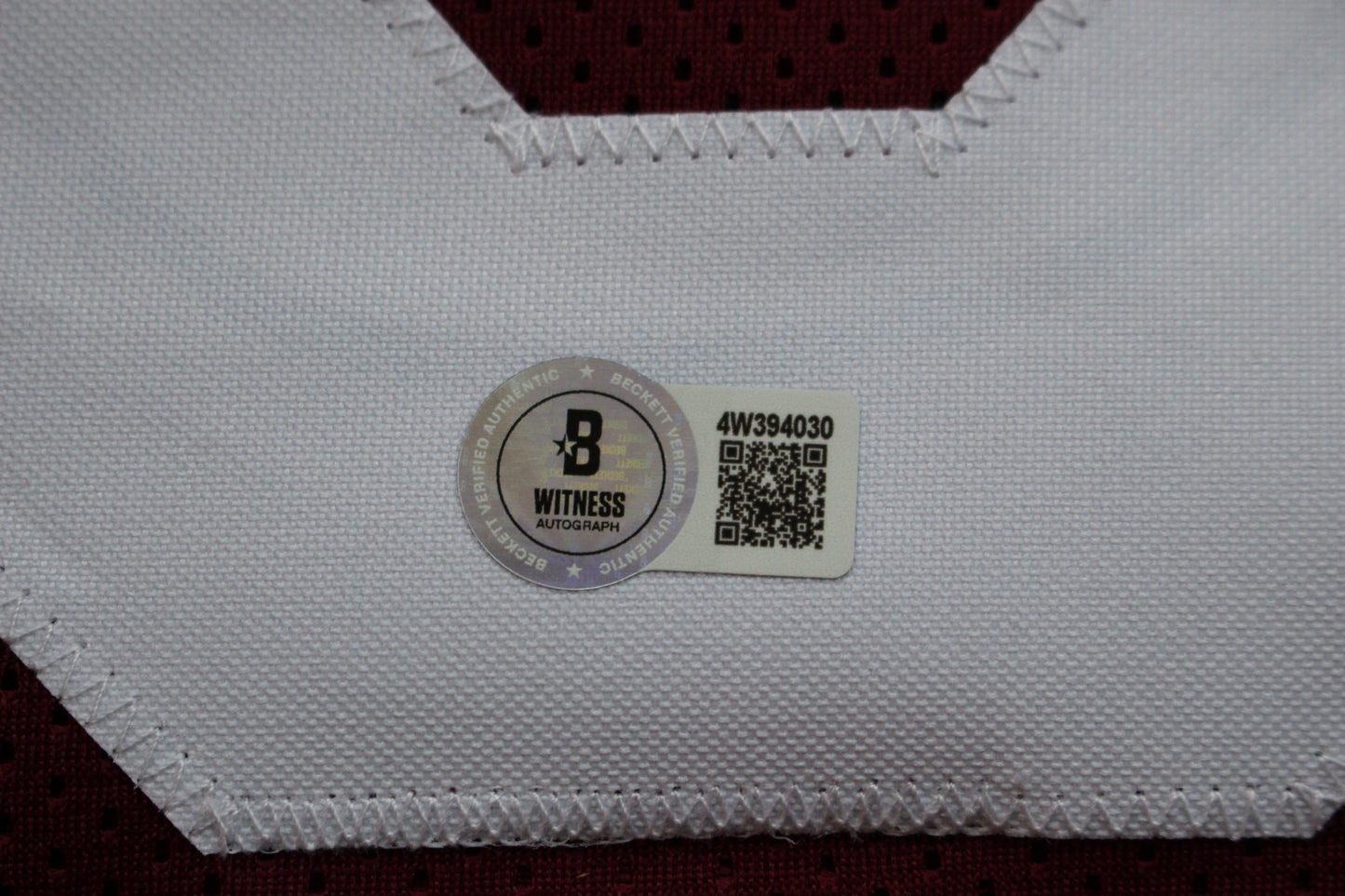 JASON WHITE OKLAHOMA SOONERS SIGNED JERSEY w/03 Heisman BAS COA