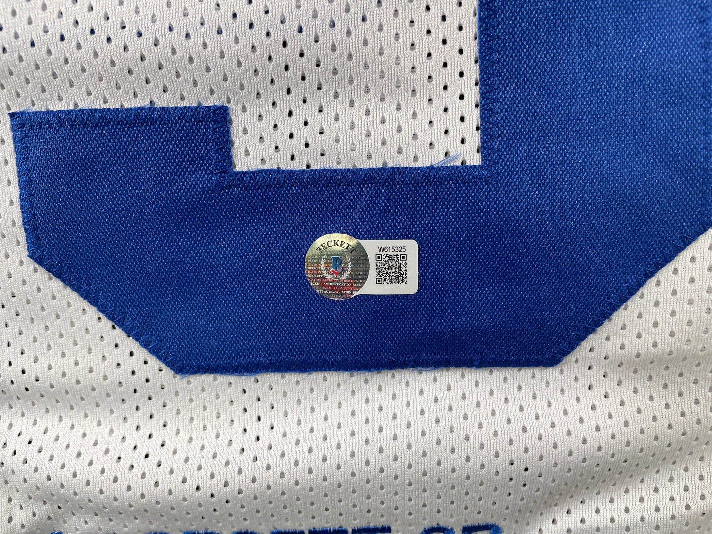 TONY DORSETT DALLAS COWBOYS SIGNED HOME STAT JERSEY Pitt Panthers BAS