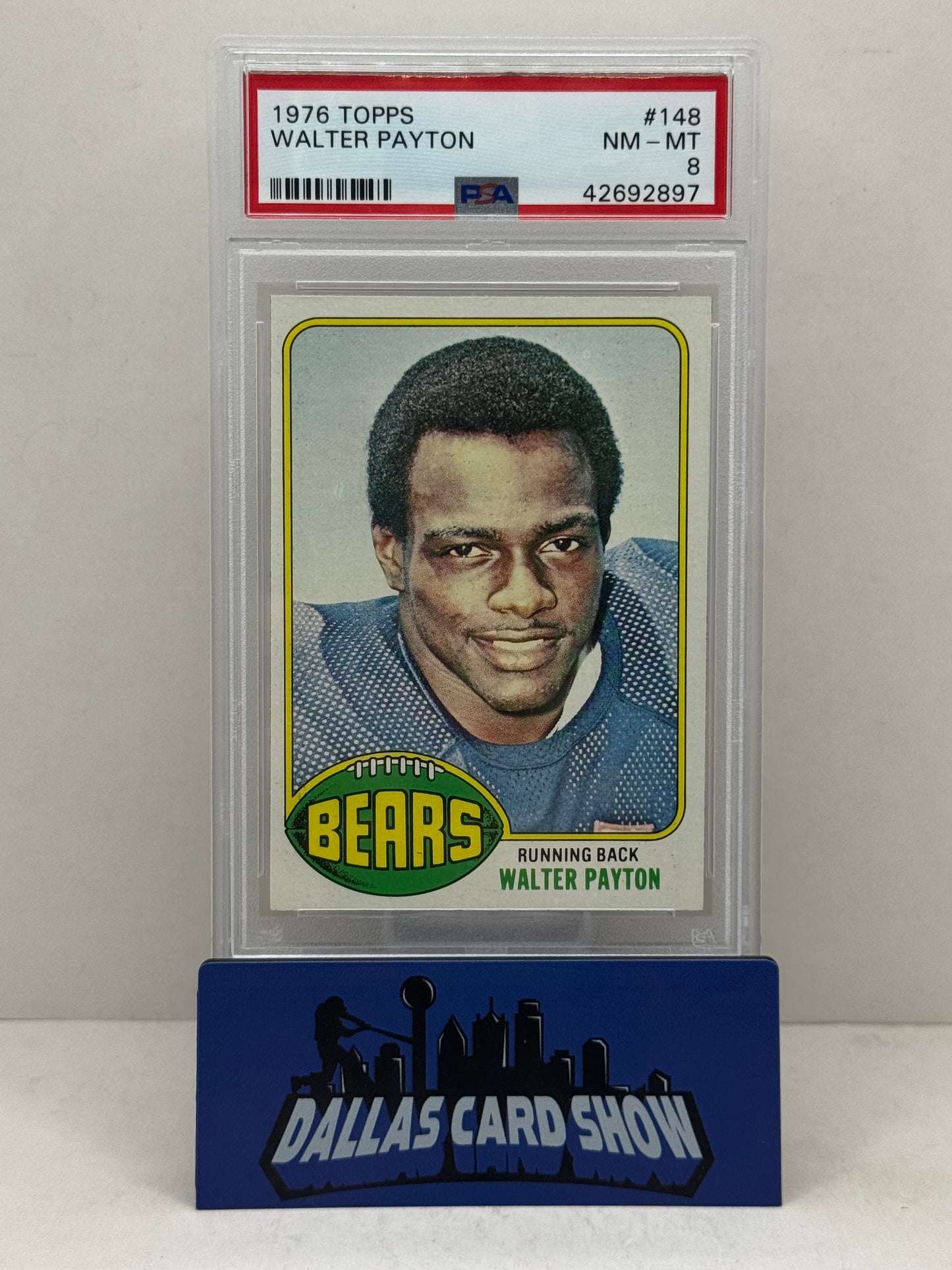 1976 Topps #148 Walter Payton Rookie RC PSA 8