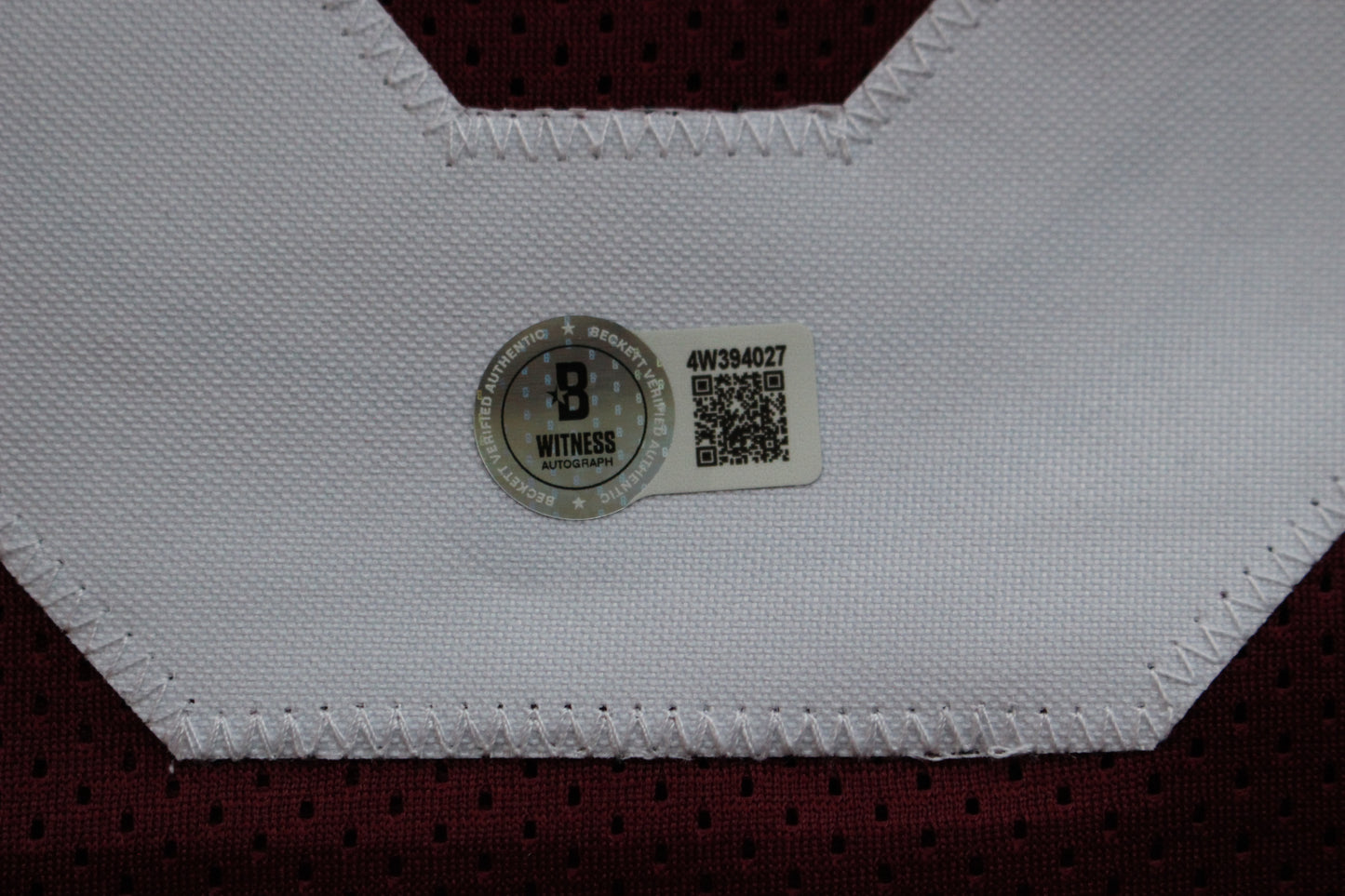 JASON WHITE OKLAHOMA SOONERS SIGNED JERSEY w/03 Heisman BAS COA