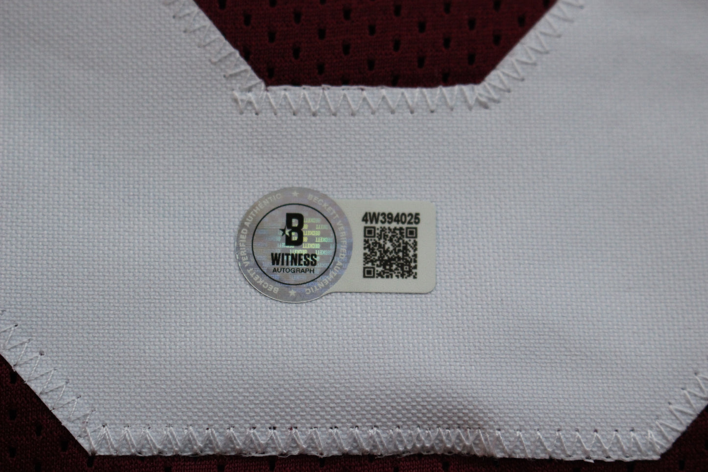 JASON WHITE OKLAHOMA SOONERS SIGNED JERSEY w/03 Heisman BAS COA