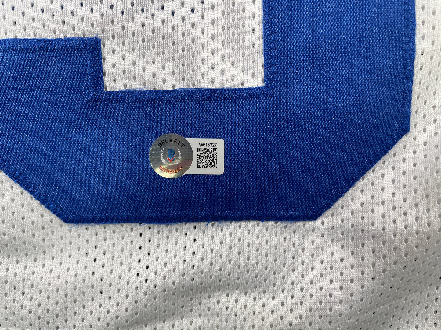 TONY DORSETT DALLAS COWBOYS SIGNED HOME STAT JERSEY Pitt Panthers BAS