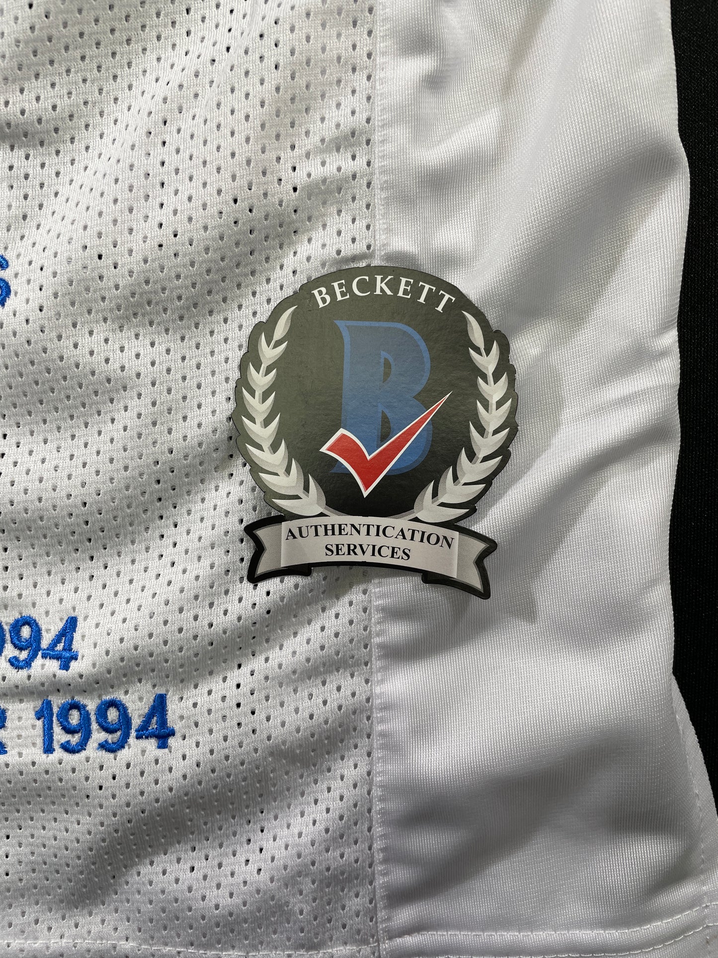 TONY DORSETT DALLAS COWBOYS SIGNED HOME STAT JERSEY Pitt Panthers BAS