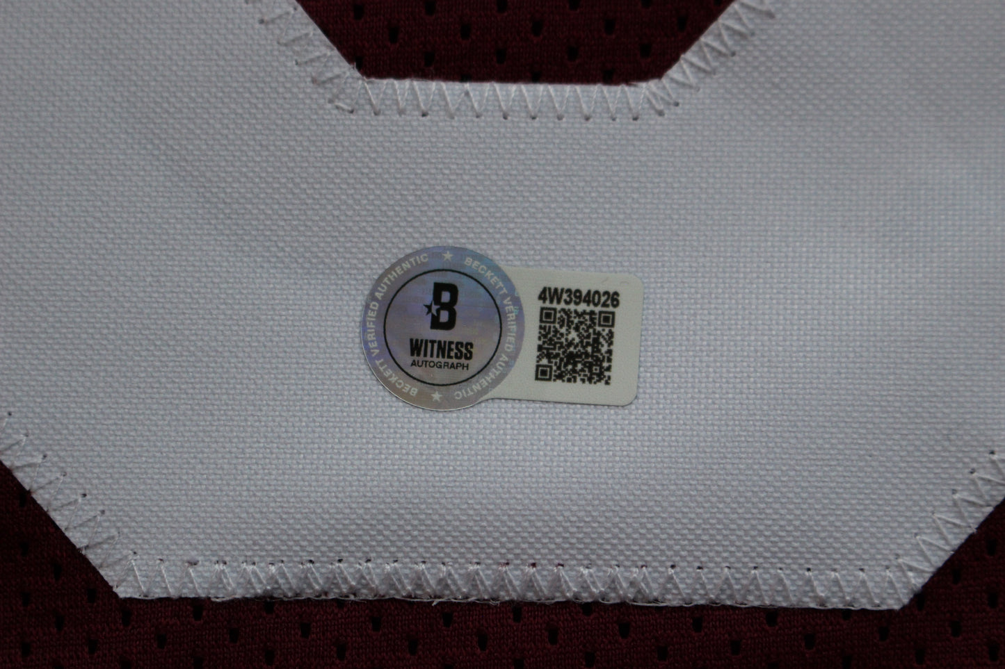 JASON WHITE OKLAHOMA SOONERS SIGNED JERSEY w/03 Heisman BAS COA
