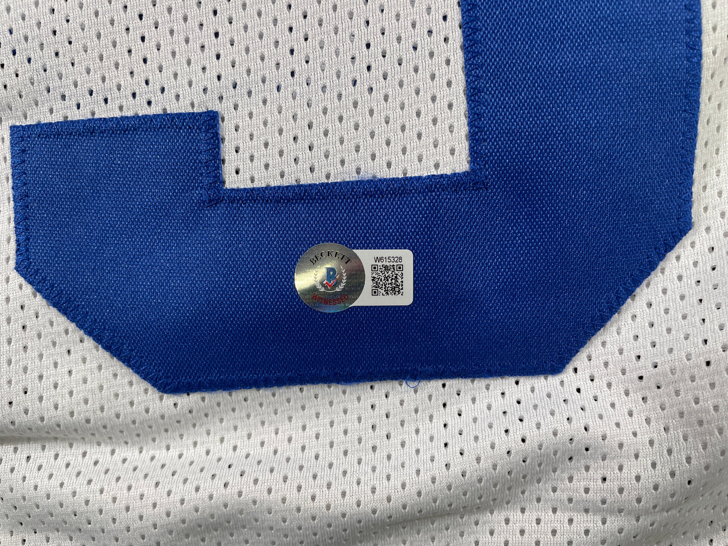 TONY DORSETT DALLAS COWBOYS SIGNED HOME STAT JERSEY Pitt Panthers BAS