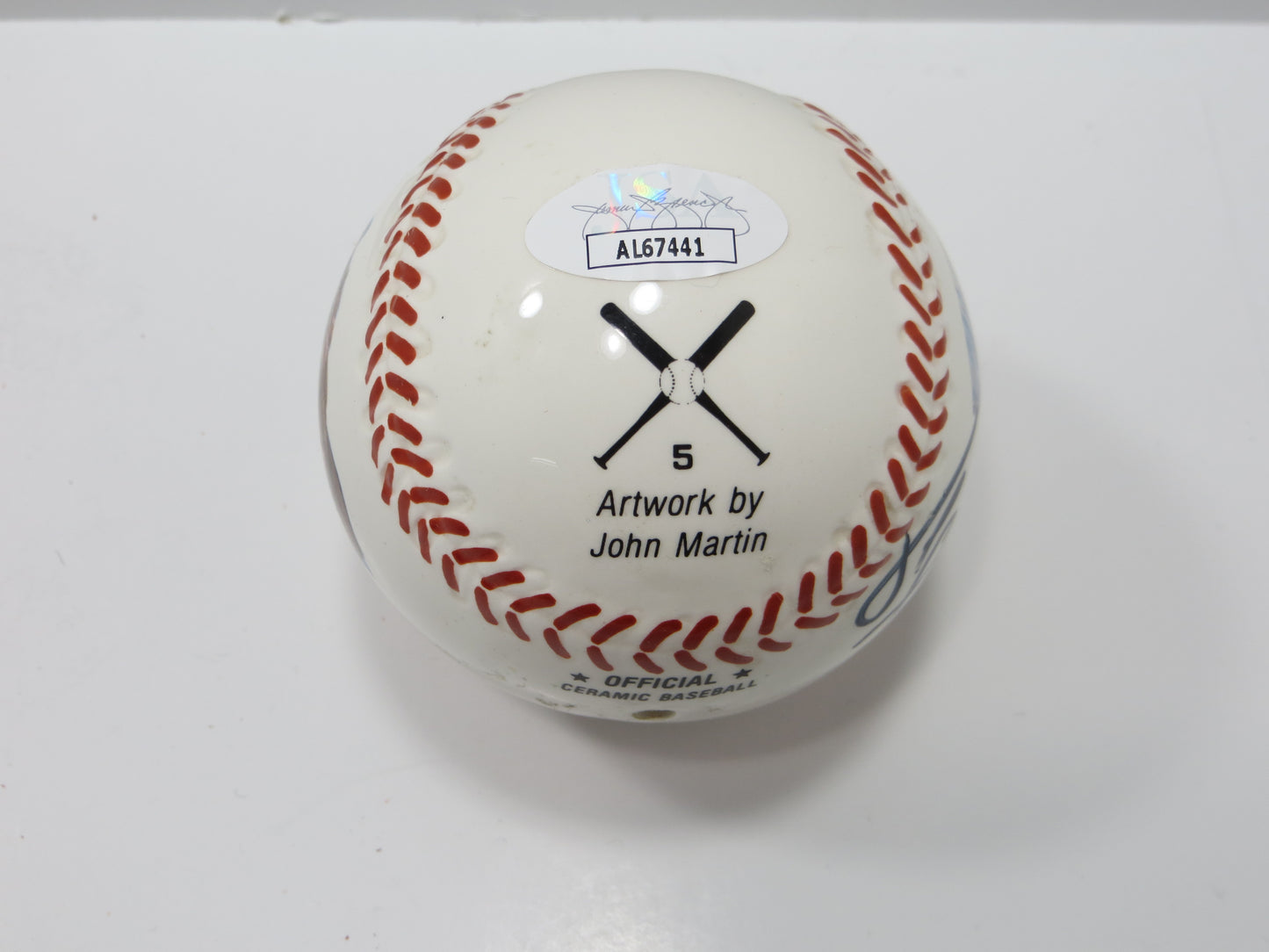 GEORGE BRETT SIGNED Official Ceramic Baseball Gartlan John Martin KC Royals JSA