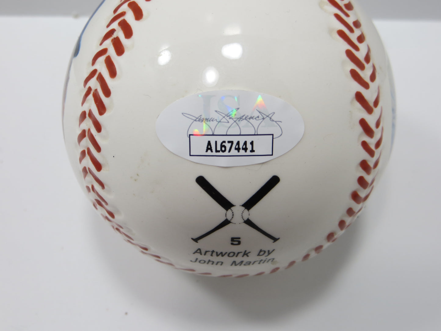 GEORGE BRETT SIGNED Official Ceramic Baseball Gartlan John Martin KC Royals JSA