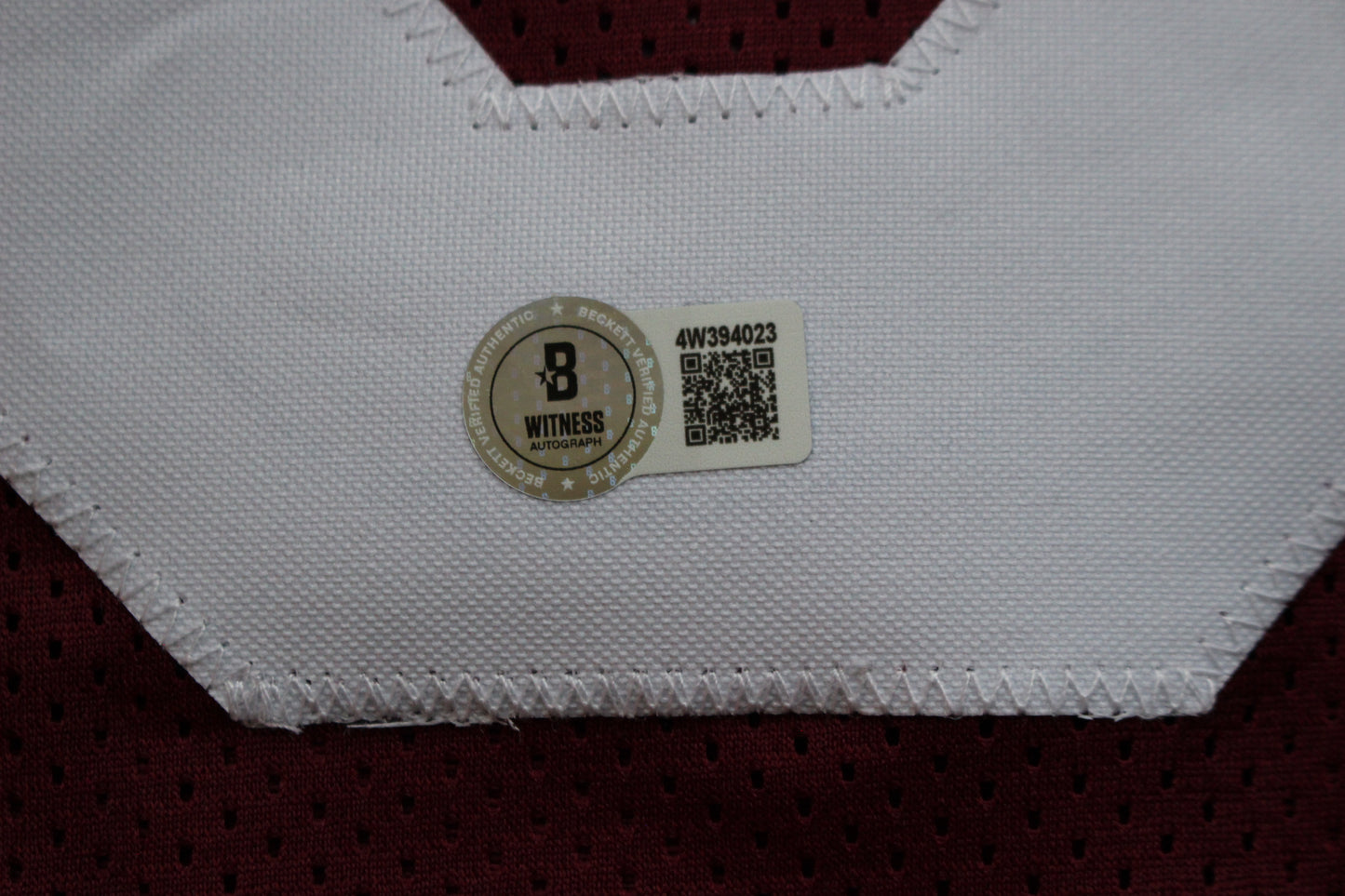 JASON WHITE OKLAHOMA SOONERS SIGNED JERSEY w/03 Heisman BAS COA